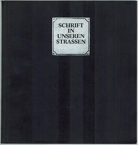 Hauer; Noth; Sodemann; Oberreuter: Schrift in unseren Strassen. Gesehen von Cordes Hauer, Volker Noth, Peter Sodemann. Eingeleitet von August Oberreuter
 Berlin, Harris-Intertype, 1969. 