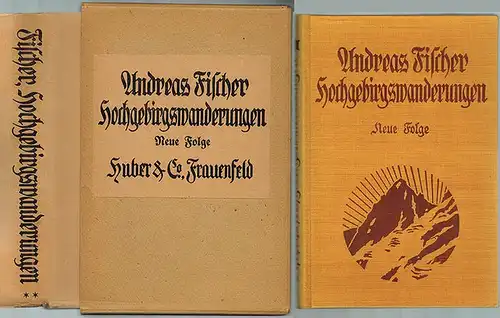Fischer, Andreas: Hochgebirgswanderungen in den Alpen und im Kaukasus. Neue Folge. Mit Bildern
 Frauenfeld, Verlag von Huber & Co., 1919. 