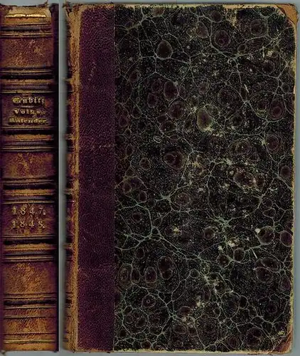 Gubitz, Friedrich Wilhelm (Hg.): Deutscher Volks-Kalender 1847. Dreizehnter Jahrgang. [und] Deutscher Volks-Kalender 1848. Vierzehnter Jahrgang
 Berlin, Verlag der Vereins-Buchhandlung, 1846 - 1847. 