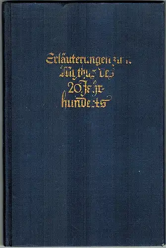 Gros, Otto: Erläuterungen zum "Mythus des 20. Jahrhunderts". 2. Auflage
 München, Hoheneichen-Verlag, 1939. 