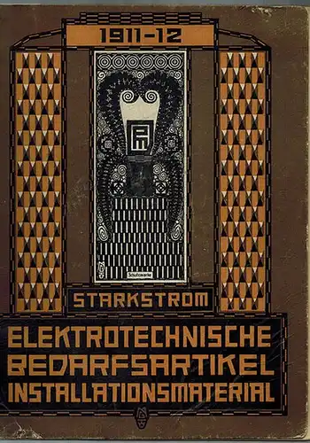 Paul Melzer (Hg.): Sämtliche elektrotechnische Bedarfs-Artikel [Bedarfsartikel 1911-12]. Installations-Material [Installationsmaterial]. En gros. Export
 Dresden-A., Paul Melzer, 1911. 