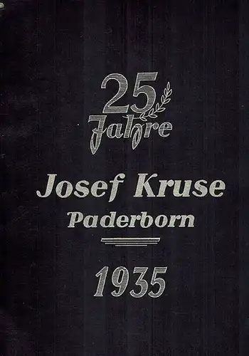 Josef Kruse Großhandlung Paderborn. [Katalog] Ausgabe 1935. Fahrräder u. Fahrradzubehör   Nähmaschinen   Herde und Oefen   Miele Erzeugnisse   Cordes.. 