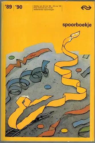 Spoorboekje. '89 '90. Geldig van 28 mei '89 - 26 mei '90
 Utrecht, Niederlandse Spoorwegen, 1989. 