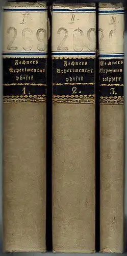 Fechner, Gustav Theodor: Repertorium der Experimentalphysik, enthalten eine vollständige Zusammenstellung der neuern Fortschritte dieser Wissenschaft. Als Supplement zu neuern Lehr  und Wörterbüchern der Physik..