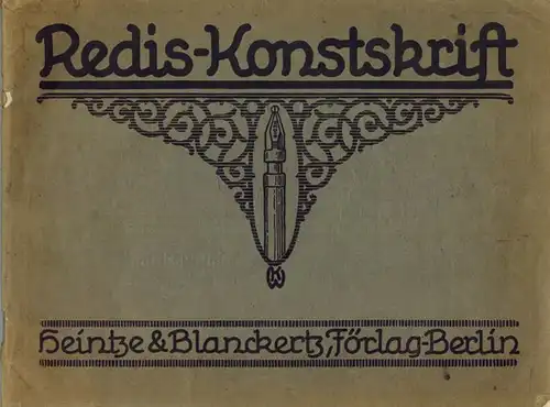 Redis-Konstskrift
 Berlin, Heitze & Blanckertz Förlag, ohne Jahr [1922]. 