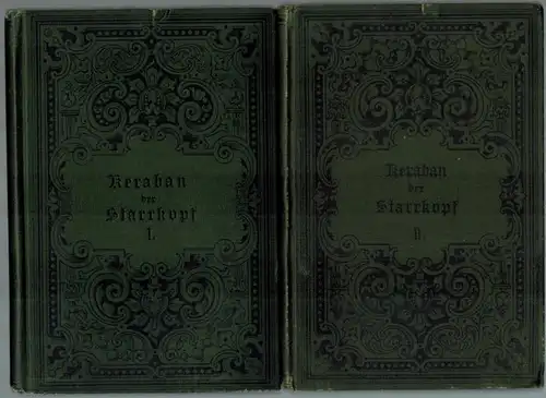 Verne, Julius [Jules]: Keraban der Starrkopf. Autorisirte Ausgabe. [1] Erster Band. [2] Zweiter Band. [= Collection Verne. Band 43 und 44]
 Wien - Pest - Leipzig, A. Hartleben's Verlag, ohne Jahr [um 1900]. 