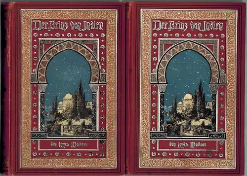 Wallace, Lewis: Der Prinz von Indien oder Der Fall von Konstantinopel. [1] Nach dem Englischen herausgegeben von E. Albert Witte. [Erster Band. Erste Auflage]. [2] Autorisierte Uebersetzung. 2. Auflage. Zweiter Band
 Freiburg i[n] B[aden] bzw. Freiburg i[