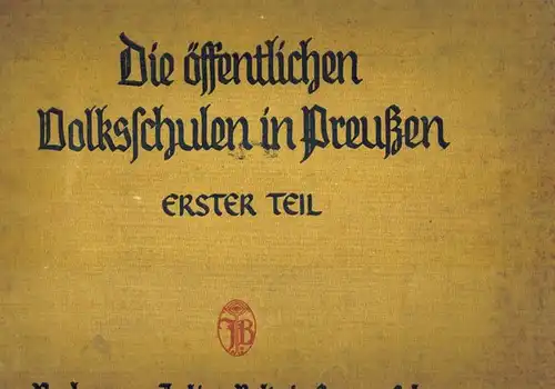 Staatliche Auskunftstelle für Schulwesen (Hg.): Die öffentlichen Volksschulen in Preußen nach dem Stande vom 1. Mai 1927. Teil 1: Übersichten / Tabellen / Graphische Darstellungen
 Langensalza, Verlag von Julius Beltz, 1928. 