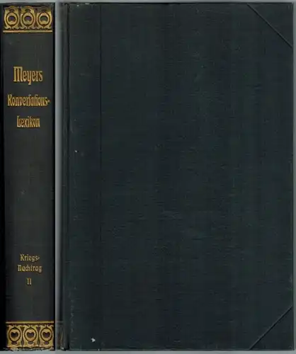 Meyers Großes Konversations-Lexikon. Ein Nachschlagewerk des allgemeinen Wissens. Sechste, gänzlich neubearbeitete und vermehrte Auflage. Kriegsnachtrag. Zweiter Teil
 Leipzig und Wien, Bibliographisches Institut, 1917. 