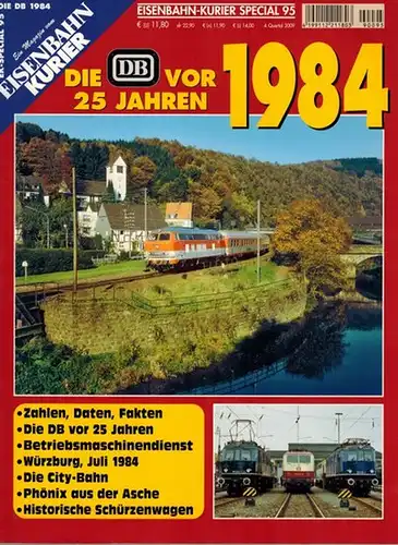 Frister, Thomas (Chefred.): Eisenbahn-Kurier Special 95. Die DB vor 25 Jahren 1984. Ein Magazin vom Eisenbahn Kurier. [= EK-Special 95. Die DB 1984]
 Freiburg, EK-Verlag, 4. Quartal 2009. 