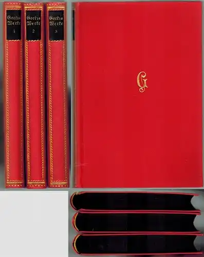 Gorki, Maxim: Ausgewählte Werke. [1] Erster Band. Die alte Isergil und andere Erzählungen. Deutsch von C. Berger. [2] Zweiter Band. Ehemalige Leute und andere Erzählungen.. 