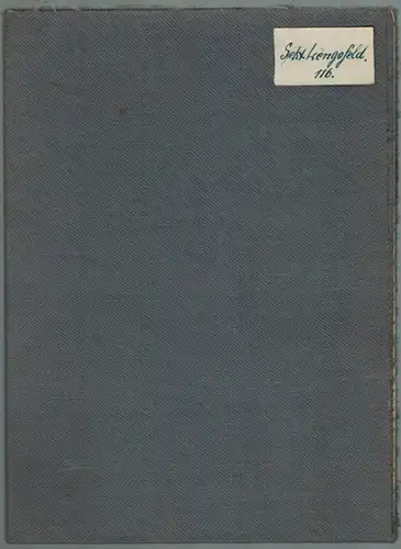 [Schalch, Ferdinand (Kartograf)]: Section Lengefeld. No. 116. Umdruckausgabe
 Ohne Ort [Dresden], Königl. Finanzministerium, 1893. 
