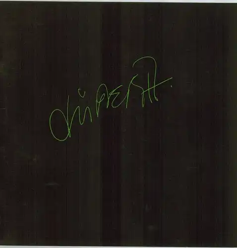 Markus Lüpertz. Grüne Bilder. Ausstellung vom 16. Juni bis 10. Juli 1982
 Berlin, Reinhard Onnasch Ausstellungen, 1982. 