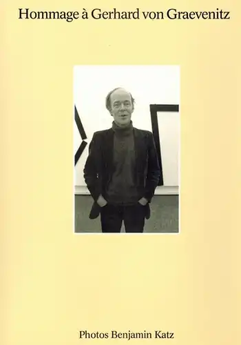 Hommage à Gerhard von Graevenitz 1934 - 1983. Photos Benjamin Katz
 Köln, Galerie Reckermann, (April 1985). 