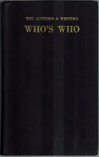 The author's and writer's Who's Who. Sixth edition
 London, Burke's Peerage, 1971. 