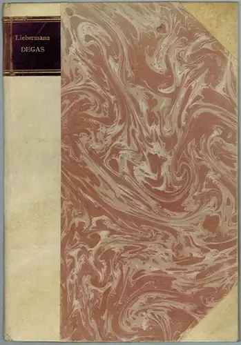 Liebermann, Max: Degas. Mit fünf Tafeln und zwei Abbildungen im Text. Dritte Auflage
 Berlin, Bruno Cassirer, 1902. 