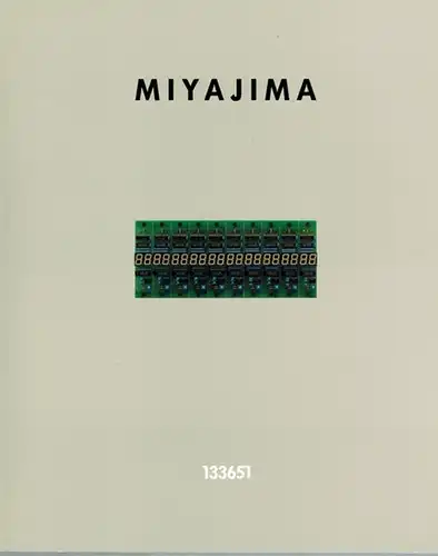 Tatsuo Miyajima. [Ausstellungskatalog] Museum Het Kruithuis, 's-Hertogenbosch 20 April - 16 June 1991 / daadgalerie, Berlin 5 June - 14 July 1991
 's-Hertogenbosch - Berlin, Museum Het Kruithuis - Berliner Künstlerprogramm des DAAD, 1991. 