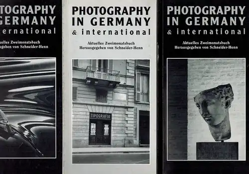 Schneider Henn (Hg.): Photography in Germany & international. Aktuelles Zweimonatsbuch [resp. Dreimonatsbuch. [1] Nr. 1 November/Dezember 1998. [2] Nr. 2 Januar/Februar 1999. [3] Nr. 3.. 