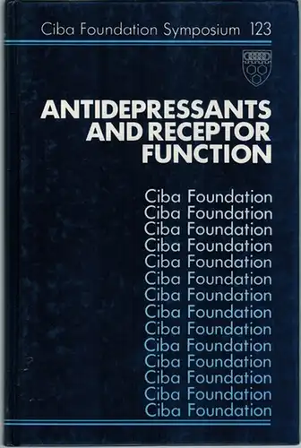 Antidepressants and Receptor Function. A Wiley-Interscience Publiation. (= Ciba Foundation Symposium 123)
 Chichester - New York - Brisbane - Toronto - Singapore, John Wiley & Sons, 1986. 