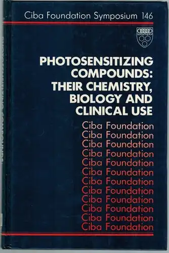 Photosensitizing Compounds: Their Chemistry, Biology and Clinical Use. A Wiley-Interscience Publiation. (= Ciba Foundation Symposium 146)
 Chichester - New York - Brisbane - Toronto - Singapore, John Wiley & Sons, 1989. 