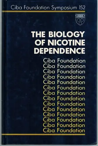 The Biology of Nicotine Dependence. A Wiley-Interscience Publiation. (= Ciba Foundation Symposium 152)
 Chichester - New York - Brisbane - Toronto - Singapore, John Wiley & Sons, 1990. 
