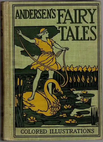 Andersen, Hans Christian: Fairy Tales and Stories. Translated by Dr. H. W. Dulcken. With ten full-page colored plates and sixty woodcuts. [= Routledge's Colored Classics]
 New York, George Routledge & Sons, ohne Jahr [um 1900]. 
