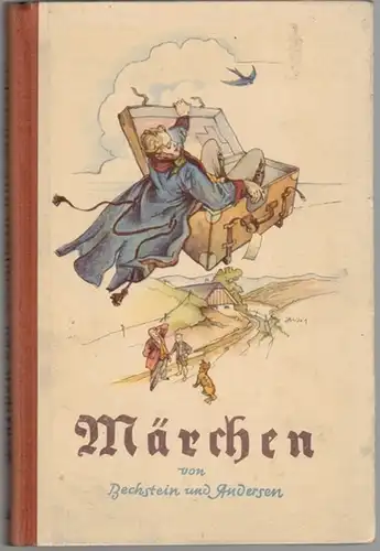 Bechstein, Ludwig; Andersen, Hans Christian: Märchenbuch. Auserlesene Märchen von Bechstein und Andersen. Bearbeitet und zusammengestellt von Olly Grundmann. Illustriert
 Berlin, Paul Franke Verlag, [1930]. 