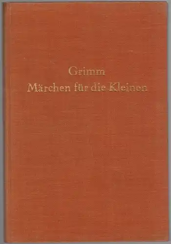 Grimm, Jacob und Wilhelm: Grimm: Märchen für die Kleinen. Scherenschnitte von Berthold Reichel. [= Das kleine Deichbuch. Herausgegeben von Ernst Schnackenberg Band 1]
 Altona-Elbe, Meier & Elsner-Verlag, ohne Jahr [um 1930]. 
