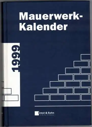 Funk, Peter (Red.): Mauerwerk-Kalender [Mauerwerkkalender]. Taschenbuch für Mauerwerk, Wandbaustoffe, Brand-, Schall-, Wärme- und Feuchtigkeitsschutz. 24. Jahrgang. 1999
 Berlin, Ernst & Sohn, 1999. 