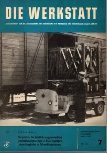 Köhler, Gottfried (Chefred.): Die Werkstatt. Fachzeitschrift für die Ausbesserung und Behandlung der Fahrzeuge und maschinellen Anlagen der Deutschen Reichsbahn. 8. Jahrgang. Heft 7
 Berlin, Transpress Verlag für Verkehrswesen, Juli 1964. 