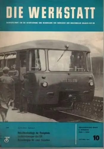 Köhler, Gottfried (Chefred.): Die Werkstatt. Fachzeitschrift für die Ausbesserung und Behandlung der Fahrzeuge und maschinellen Anlagen der Deutschen Reichsbahn. 8. Jahrgang. Heft 10
 Berlin, Transpress Verlag für Verkehrswesen, Oktober 1964. 