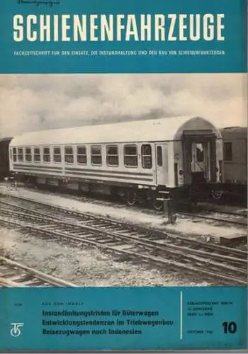 Köhler, Gottfried (Chefred.): Schienenfahrzeuge. Fachzeitschrift für den Einsatz, die Instandhaltung und den Bau von Schienenfahrzeugen. Vormals "Die Werkstatt". Jahrgang 1966. Heft 10
 Berlin, Transpress Verlag für Verkehrswesen, Oktober 1966. 