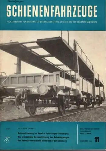 Köhler, Gottfried (Chefred.): Schienenfahrzeuge. Fachzeitschrift für den Einsatz, die Instandhaltung und den Bau von Schienenfahrzeugen. Vormals "Die Werkstatt". Jahrgang 1966. Heft 11
 Berlin, Transpress Verlag für Verkehrswesen, November 1966. 