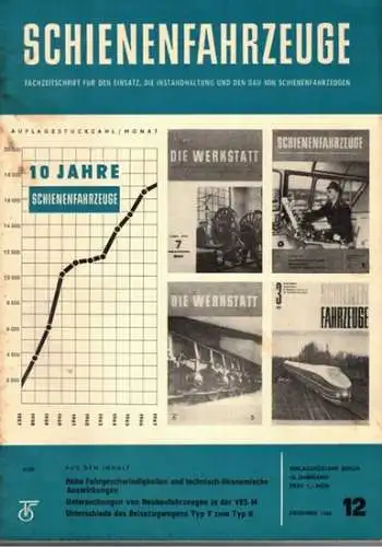 Köhler, Gottfried (Chefred.): Schienenfahrzeuge. Fachzeitschrift für den Einsatz, die Instandhaltung und den Bau von Schienenfahrzeugen. Vormals "Die Werkstatt". Jahrgang 1966. Heft 12
 Berlin, Transpress Verlag für Verkehrswesen, Dezember 1966. 