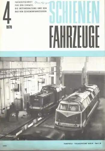 Köhler, Gottfried (Chefred.): Schienenfahrzeuge. Fachzeitschrift für den Einsatz, die Instandhaltung und den Bau von Schienenfahrzeugen. Vormals "Die Werkstatt". Jahrgang 1970. Heft 4
 Berlin, Transpress Verlag für Verkehrswesen, April 1970. 