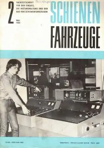 Köhler, Gottfried (Chefred.): Schienenfahrzeuge. Fachzeitschrift für den Einsatz, die Instandhaltung und den Bau von Schienenfahrzeugen. Vormals "Die Werkstatt". Jahrgang 1980. Heft 2
 Berlin, Transpress Verlag für Verkehrswesen, März 1980. 