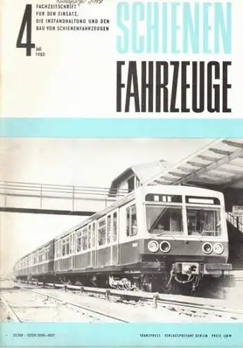 Köhler, Gottfried (Chefred.): Schienenfahrzeuge. Fachzeitschrift für den Einsatz, die Instandhaltung und den Bau von Schienenfahrzeugen. Vormals "Die Werkstatt". Jahrgang 1980. Heft 4
 Berlin, Transpress Verlag für Verkehrswesen, Juli 1980. 