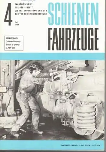 Köhler, Gottfried (Chefred.): Schienenfahrzeuge. Fachzeitschrift für den Einsatz, die Instandhaltung und den Bau von Schienenfahrzeugen. Vormals "Die Werkstatt". Jahrgang 1984. Heft 4
 Berlin, Transpress Verlag für Verkehrswesen, Juli 1984. 