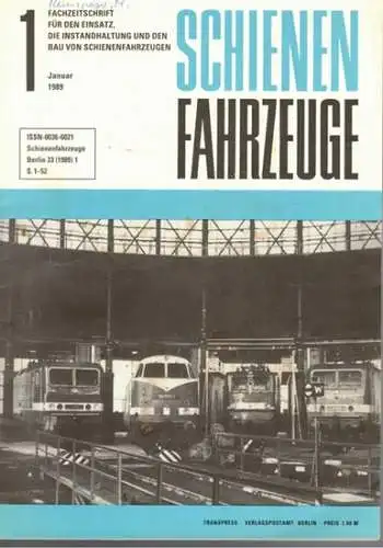 Köhler, Gottfried (Chefred.): Schienenfahrzeuge. Fachzeitschrift für den Einsatz, die Instandhaltung und den Bau von Schienenfahrzeugen. Vormals "Die Werkstatt". Jahrgang 1989. Heft 1
 Berlin, Transpress Verlag für Verkehrswesen, Januar 1989. 