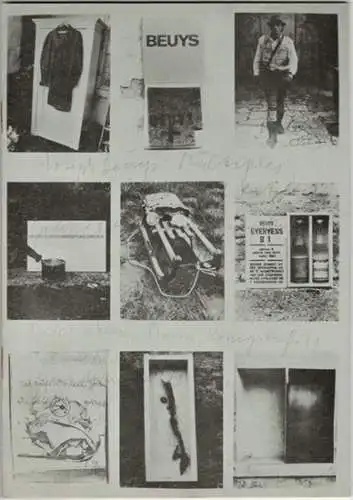 Joseph Beuys: Multiples, Bücher und Kataloge. [Ausstellungskatalog:] 10. April - 19. Mai 1973
 Bonn, Galerie Klein, 1973. 