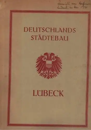 Virck, F. W: Deutschlands Städtebau. Lübeck. Herausgegeben vom Senat der Freien und Hansestadt Lübeck
 Berlin-Halensee, "DARI" Deutscher Architektur- und Industrie-Verlag, 1921. 