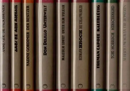 Moravia, Alverto: Die Römerin. [= Jahrhundert-Edition - Hundert Meisterwerke der modernen Literatur - Herausgegeben von Mathias Wegner]
 Gütersloh, Bertelsmann Club, [1990er-Jahre]. 