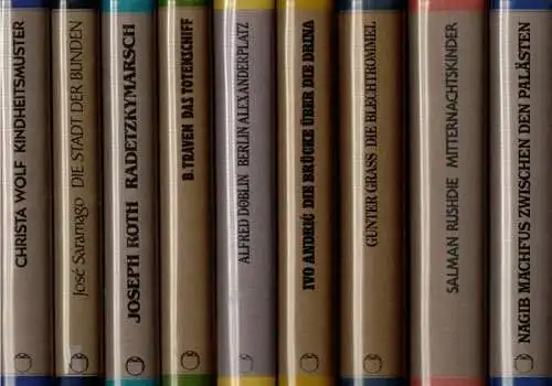 Jahrhundert Edition   Hundert Meisterwerke der modernen Literatur   Herausgegeben von Mathias Wegner. [Diverse Einzelbände der Reihe:] [1] Christa Wolf: Kindheitsmuster. [2] Joseph.. 