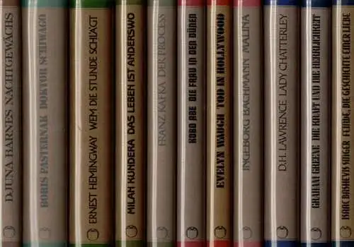 Jahrhundert Edition   Hundert Meisterwerke der modernen Literatur   Herausgegeben von Mathias Wegner. [Diverse Einzelbände der Reihe:] [1] Djuna Barnes: Nachtgewächs. [2] Franz.. 