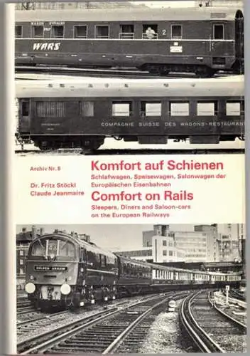 Stöckl, Fritz: Komfort auf Schienen. Schlafwagen, Speisewagen, Salonwagen der Europäischen Eisenbahnen. // Comfort on Rails. Sleepers, Diners ans Saloon-cars on the European Railways. [= Archiv Nr. 8]
 Basel, Verlag Eisenbahn, (1970). 