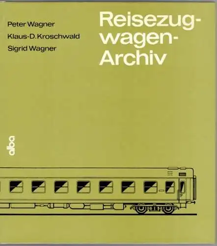 Wagner, Peter; Kroschwald, Klaus Dieter; Wagner, Sigrid: Reisezugwagen Archiv. Reisezugwagen der Länderbahnen, der Deutschen Reichsbahn Gesellschaft, der Deutschen Reichsbahn und anderer europäischer Bahnverwaltungen. 1. Auflage.. 