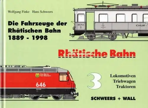 Finke, Wolfgang; Schweers, Hans: Die Fahrzeuge der Rhätischen Bahn 1889 - 1998. Band 3. Lokomotiven - Triebwagen - Traktoren
 Aachen, Schweers + Wall, 1998. 
