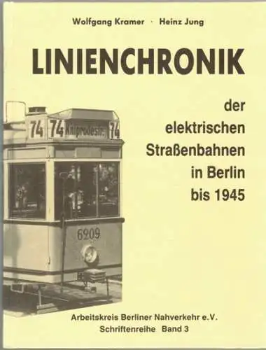 Kramer, Wolfgang; Jung, Heinz: Linienchronik der elektrischen Straßenbahnen in Berlin bis 1945. [= Arbeitskreis Berliner Nahverkehr e. V. Schriftenreihe Band 3]
 Berlin, Arbeitskreis Berliner Nahverkehr, (1994). 
