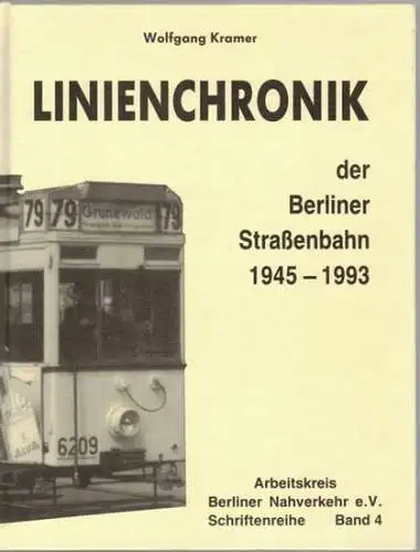 Kramer, Wolfgang: Linienchronik der elektrischen Straßenbahn [Band II] 1945-1993. [= Arbeitskreis Berliner Nahverkehr e. V. Schriftenreihe Band 4]
 Berlin, Arbeitskreis Berliner Nahverkehr, (2001). 