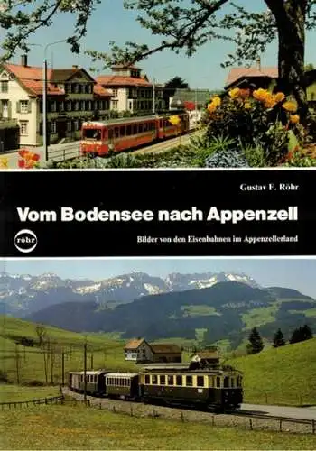 Röhr, Gustav F: Vom Bodensee nach Appenzell. Bilder von den Eisenbahnen im Appenzellerland. [= Reihe "Reisen mit der Bahn", Band 1B]
 Krefeld, Föhr, Oktober 1989. 